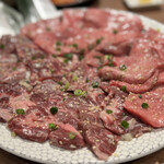 Kamata Yakiniku Toukyou Bin - 上タン塩、和牛ハラミ