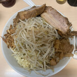 自家製ラーメン大者 - 汁なし生玉子付き（トッピング〜⁈ ニンニク少なめ）