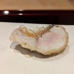 天ぷら たけうち - 甘鯛、早く食べろ!って