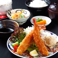 極太海老フライ定食