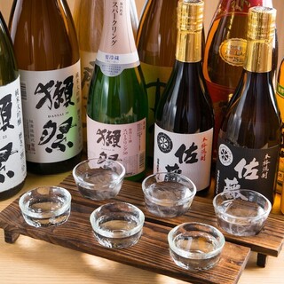 ``Local Sake'' We have a large selection of carefully selected Japanese sake.