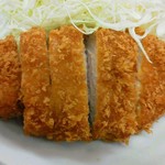 とんかつ山家 - 201304　山家　ロースかつ定食（690円）メインプレート