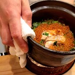 馬車道 大かわ - イクラをのせて