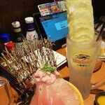 Mekikinoginji - 三種の鮪尽くしと凍結レモンサワー