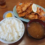 さとう食堂 - 唐揚げ定食（￥750）