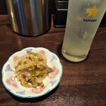 炒め処　寅蔵 - 四川搾菜。