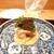 やまぐち - 料理写真:毛蟹、メロン、キャビア、パセリのソース