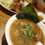 唐揚げと鯛だしラーメン