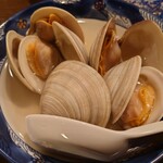 山海づくし勝也 - 蛤の酒蒸し