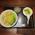 創作アジアン 琥珀 - 海老ワンタン麺