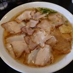 ラーメン専門　マルタケほんき - 刻みニンニクをトッピング！