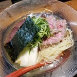ラーメン巌哲 - 鮪塩冷やし