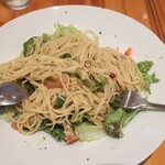 ボーノ - かき混ぜて 余熱でしんなりさせて いただきます