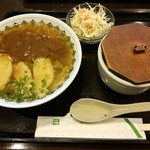 Derishasu - 今治ラーメン・カレー味定食　７００円