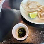 麺処 おぐら - 味変用生海苔