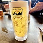 新・和歌山ラーメン ばり馬 - 昼から飲むビールは最高や♡