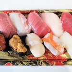 角上魚類 - にぎり寿司10貫　1450円