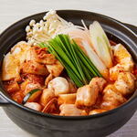 韩式纯豆腐锅 (红) (牛内脏)
