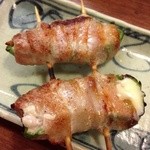 Ganso Yakitori Kushi Hacchin - ピーマンチーズ豚巻き  190円