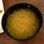 Chiyodazushi - 味噌汁付き