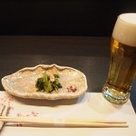 先付け（ヌタ和え）　2013年4月