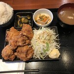 Tono - 220829月　東京　殿　唐揚げ定食800円ご飯大盛り