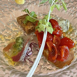 Antica osteria BACIO - 前菜の盛り合わせ
