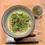 塩そば まえだ - ハーブ和えそば(冷) ¥1000