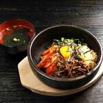 이시야키 비빔밥(스프 포함)