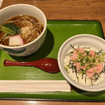 Soba Hausudaishizen - ランチセット ネギトロ丼　800円