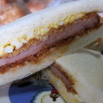 アサカベーカリー - ハムカツサンド