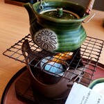 高崎 甲羅本店 - 松茸土瓶蒸し。タープリ有りました！美味しかったぁ〜( ✧﹃✧)