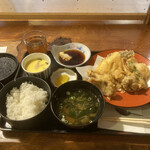 海鮮問屋仲見世 - たこ天定食　800円