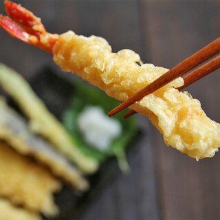 [Tenkushi Tempura] brings out the deliciousness of the ingredients to the maximum