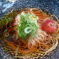 うおまん - ☆２色そうめん…焼鯛＆ミニトマト蜜煮＼(~o~)／☆