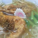 白浜屋 - 唐揚げらうめん\８１０