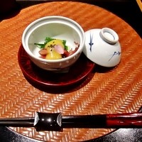 治兵衛 - 先付（蛍烏賊の酢味噌和え）