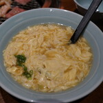 焼肉 静龍苑 - 卵スープ