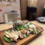 和泉屋 - 貝三点盛り