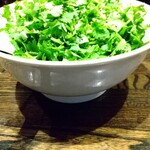 スパイス・ラー麺 卍力 - どっさりパクチー！