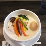 麺や 志道 - 特製白湯塩ラーメン(1300円)