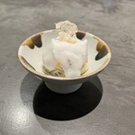 Sapporo Namabiru Kuro Raberu Za Ba - 冷製カッペリーニ 〜煎り酒のメレンゲ仕立て〜