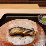 片折 - 犀川上流の鮎　骨を抜いて