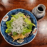 虎ノ門 大坂屋 砂場 - 穴子サラダそば