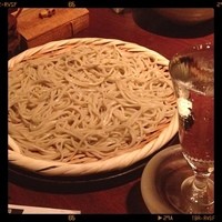 中島康三郎商店 - 中島康三郎商店@せんまつ小路で隠れ家風の雰囲気のなか蕎麦を黒龍純吟三十八号で流し込む。5月発売のミシュラン広島版に出るかな？