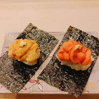 鮨 大門 - うに食べ比べ