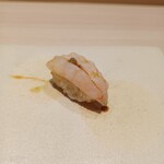 鮨なかむら - 甘海老の昆布締め