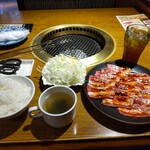 Yakiniku No Ba-Nzu - お得ジャンボカルビ焼肉ランチ