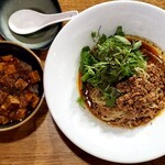 匠の - 冷やし担担麺＆ミニ麻婆豆腐丼