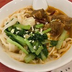 183432726 - 牛バラ肉刀削麺（牛腩刀削麺）…税込1100円